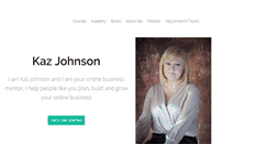 Desktop Screenshot of kazjohnson.com